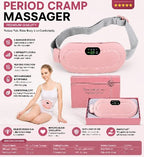 Portable Period Cramp Relief Massager – Heat & Vibration Therapy for Instant Pain Relief