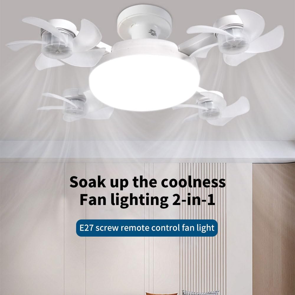 Smart LED Ceiling Fan with Drone-Style Design