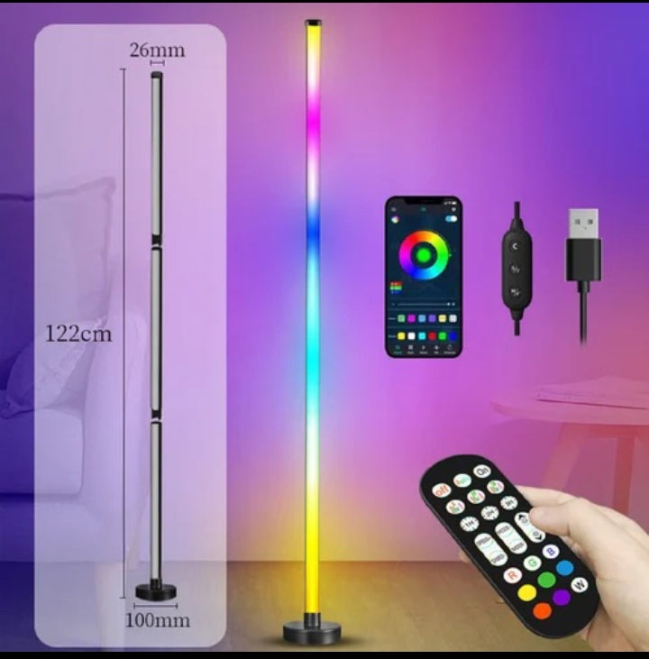 RGB Smart Floor Lamp – App & Remote Controlled LED Corner Light