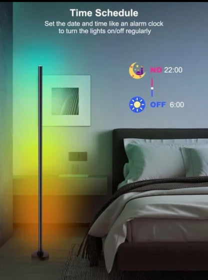 RGB Smart Floor Lamp – App & Remote Controlled LED Corner Light